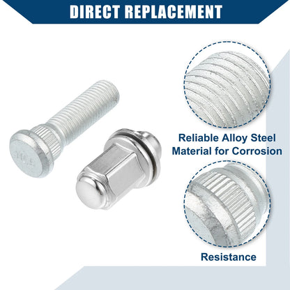 M12-1.5 Wheel Lug Stud Bolts 2 x for Toyota Lexus Scion