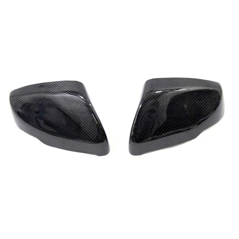Real Carbon Fiber Mirror Cover Cap Trim For Cadillac CT5 CT6 CTS 2014-2018