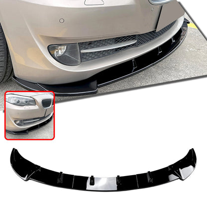 Bumper Lip Splitter for BMW 5 Series F10 (2011-2014) Gloss Black