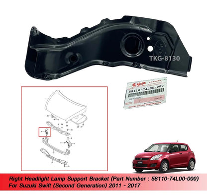 Headlight Support Bracket for Suzuki Swift (2011-2017)