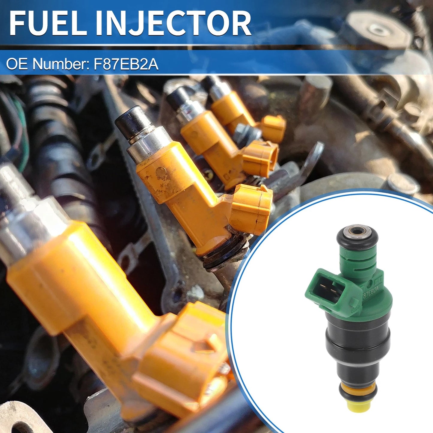 Fuel Injector for Ford Ranger 2.3L-2.5L L4 (1985-2001) - 1 x Quality Part