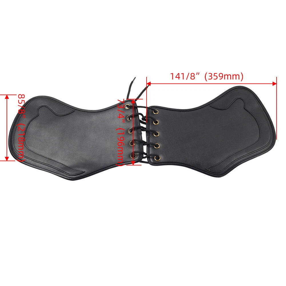 Leather Heat Saddle Shield Deflector for Honda & Harley Motorcycles