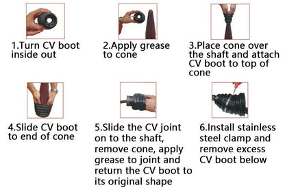 CV-Joint Boot Tool for Installation Plastic Cone Boot Mounting Tool