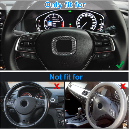 Steering Wheel Cover Trim for Honda Accord (2018-2022) Carbon Fiber Pattern