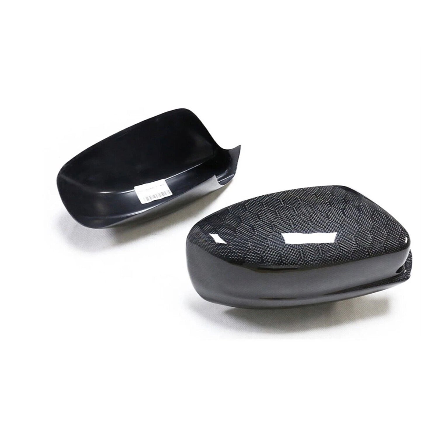 2 x Rear Side Mirror Cover Caps Carbon Fiber For Dodge Charger (2011-2022)