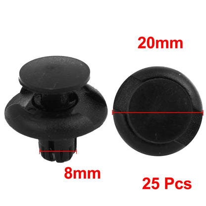 25 Pcs Front Mudguard Retainer Clips for Honda Acura (2001-2023)