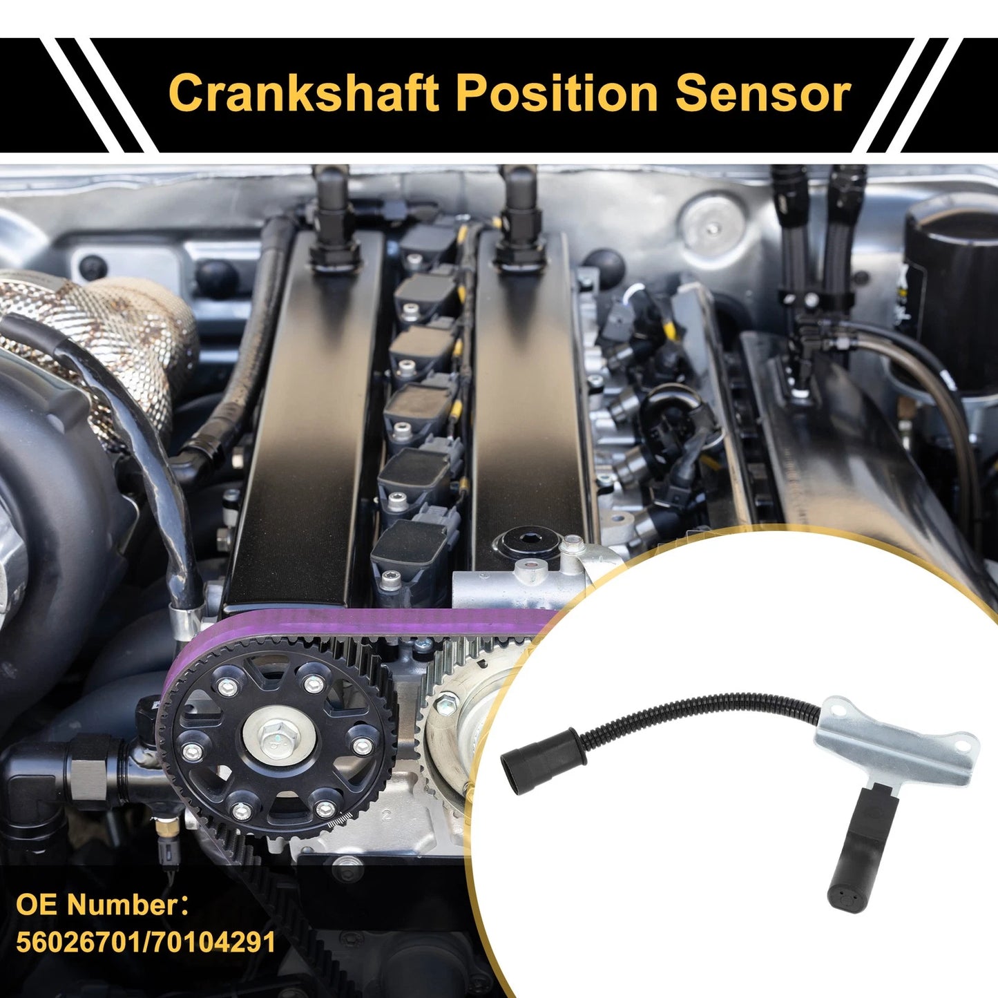 Crankshaft Position Sensor for Dodge B150 B250 B350 D150 (1990-1993)