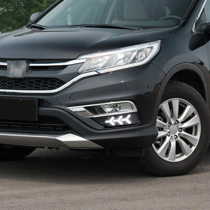 LED DRL Front Bumper Fog Light Lamps for Honda CR-V 2015-2016 (2 pcs)