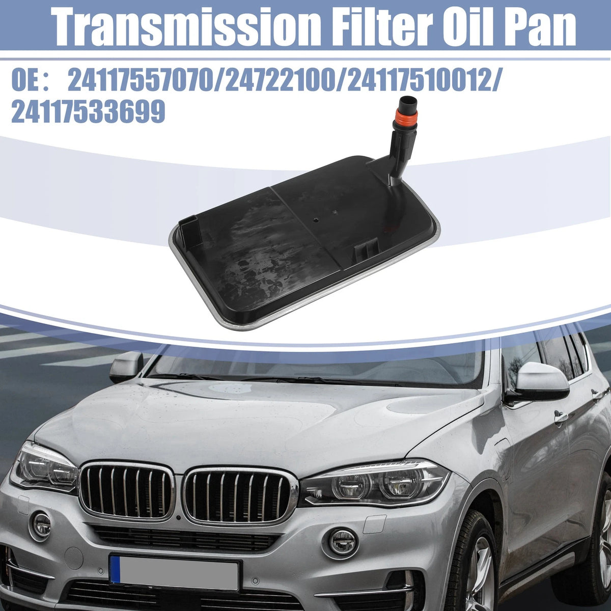 Transmission Filter Oil Pan for BMW X5 3.0i 3.0L L6 (2000-2006)