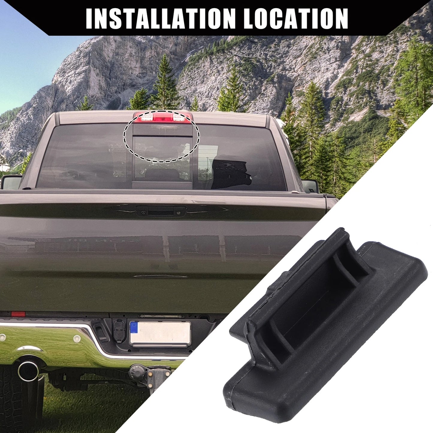 Rear Sliding Window Keeper Latch for Dodge Ram 1500 2500