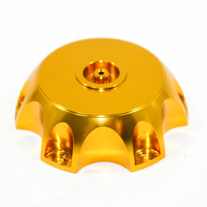 GOLD Alloy Gas Fuel Tank Cap + Breather for 110cc 125cc PIT Trail Dirt Bike