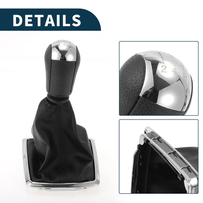 5 Speed Manual Gear Shift Knob & Cover for Ford Focus (2000-2011)