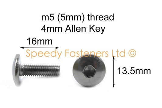 10x Edelstahl Verkleidung Schrauben m5 x 16mm Pfanne Kopf for Yamaha R1 FZ6R
