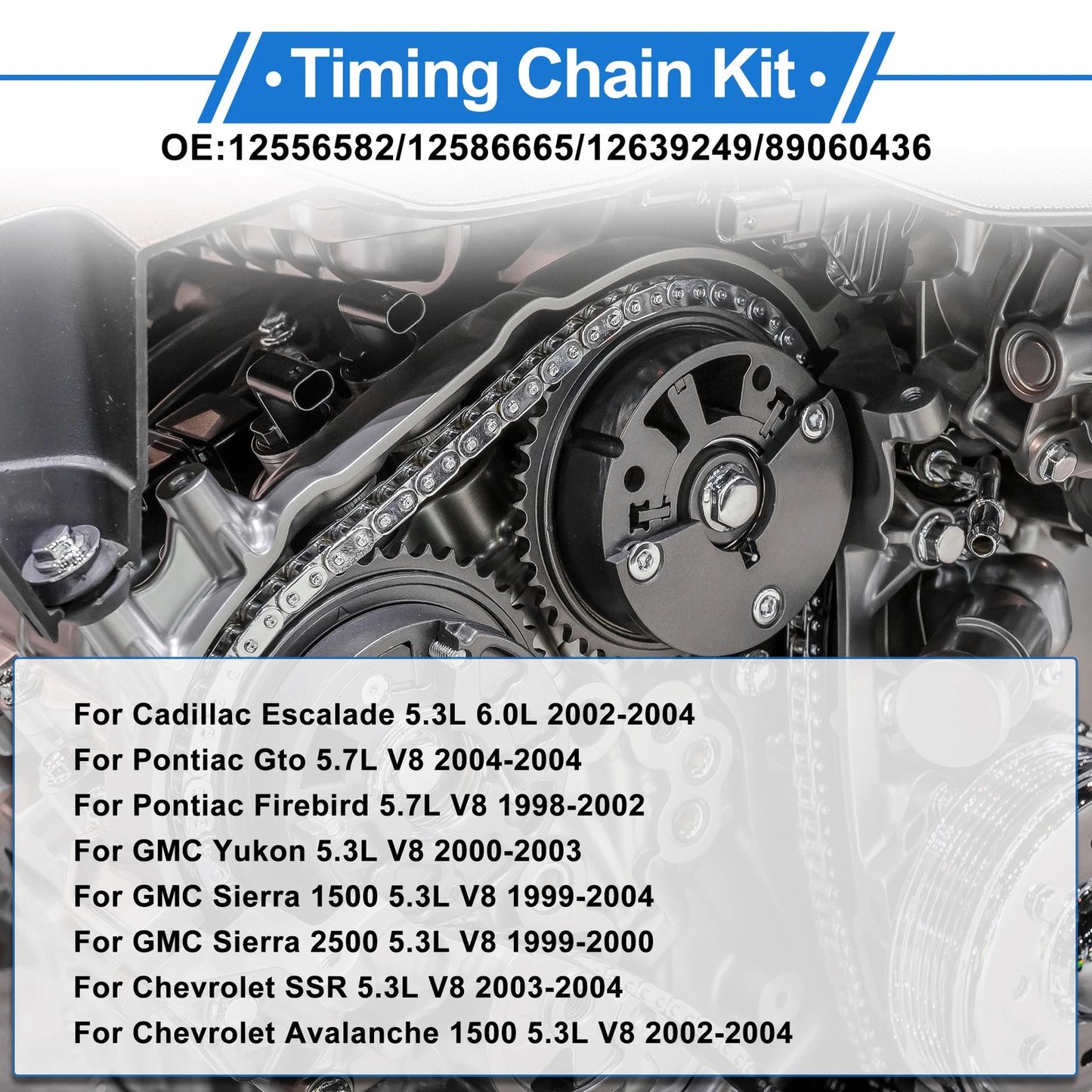 Timing Chain Kit for Chevrolet Silverado Express Tahoe Avalanche