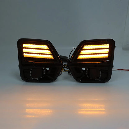 Left Right Daytime Running Light Fog Lamp Bezel for Chevrolet Colorado (2023-2024)