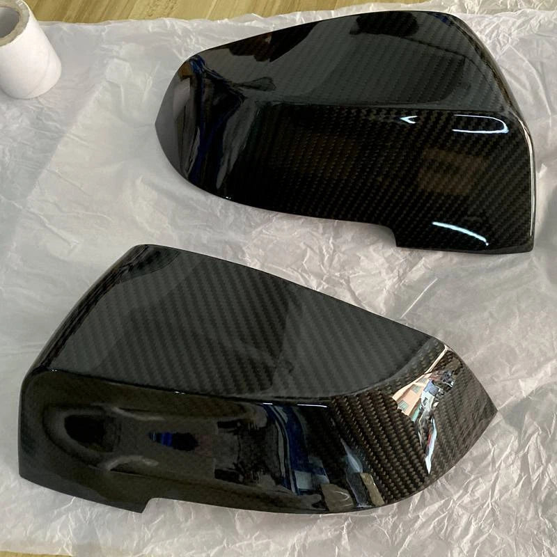 Dry Carbon Fiber Add-on Side Mirror Cover for BMW 5 Series F10 F07 LCI 14-17