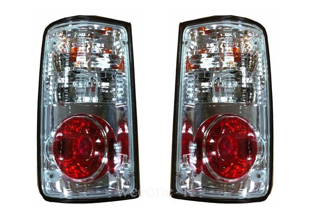 2 x Crystal Donut Tail Lights for Toyota Hilux MK3 (1989-1997)