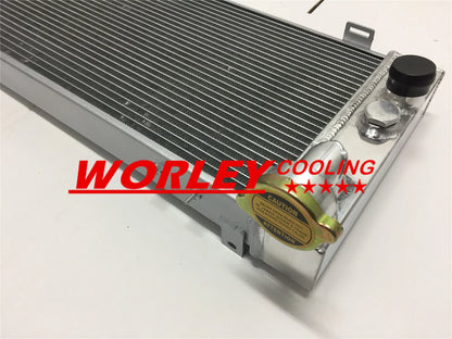 3 Core Aluminum Radiator & Twin Fans for Jeep Cherokee 4.0L L6 (1991-1992)