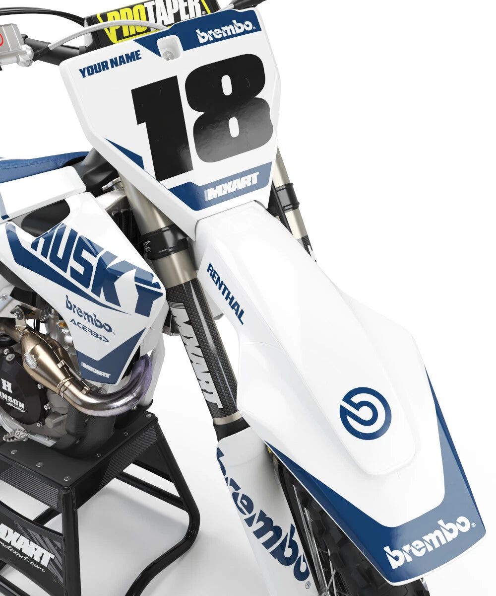 Graphics Kit HAMMER WHITE for Husqvarna TC 50 (2017-2021)