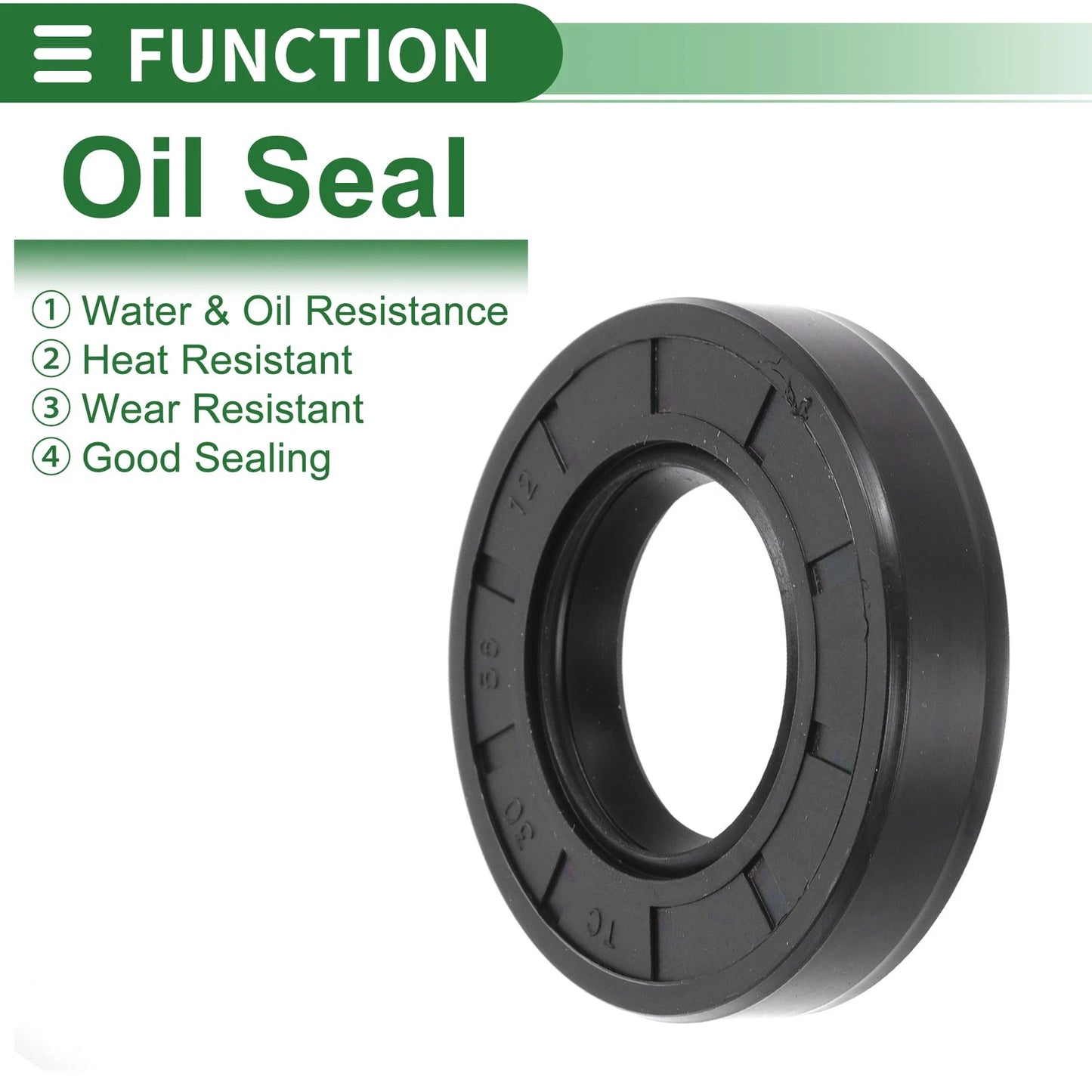 Oil Seal 30x56x12mm Seal Ring Rotary Shaft Seal NBR Rubber 5 x for Make Model