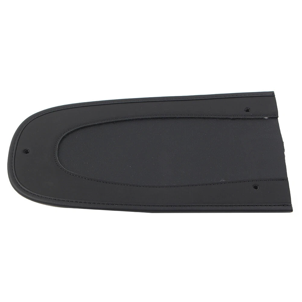Black Flame Rear Fender Bib Leather Solo Seat for Harley Street Glide (2006-2023)