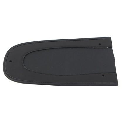 Black Flame Rear Fender Bib Leather Solo Seat for Harley Street Glide (2006-2023)