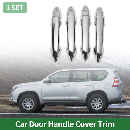 Car Door Handle Cover Trim for Honda Fit Jazz GK5 GP5 2014-2018 Silver Tone