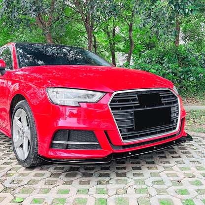 Front Spoiler Lip Bodykit for Audi A3 S3 8V Sline (2017-2020)