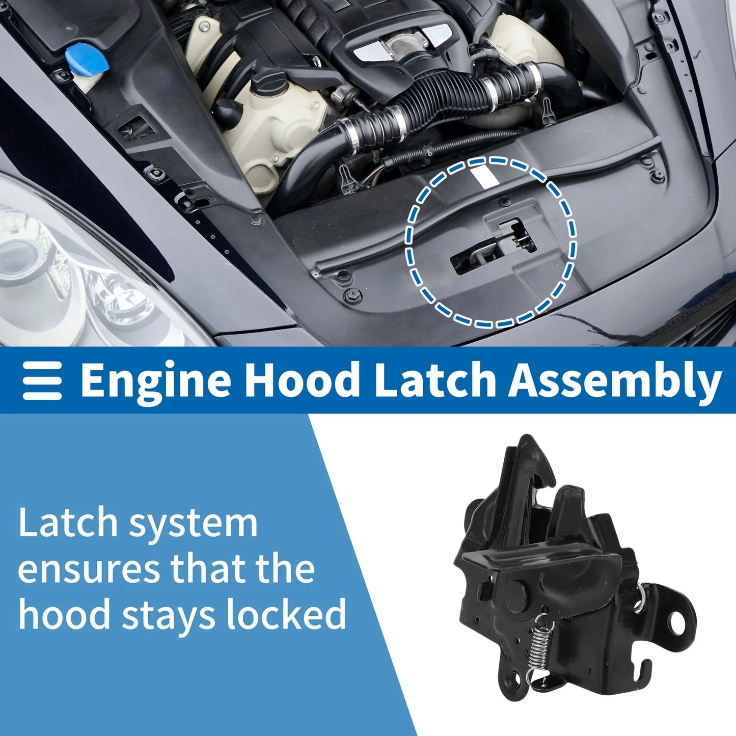 Hood Latch Assembly for Toyota Prius (2012–2017)
