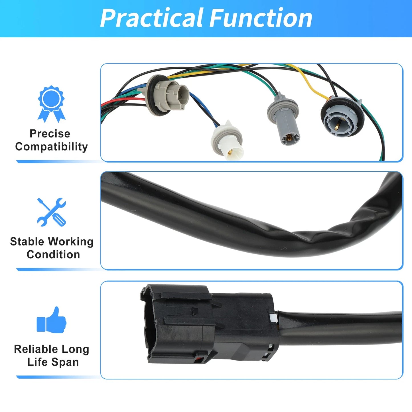 Taillight Bulb Socket Wiring Harness for Kia Soul (2014-2019)