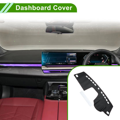 Dashboard Cover Mat Carpet Black Red for BMW X3 (2006-2010)