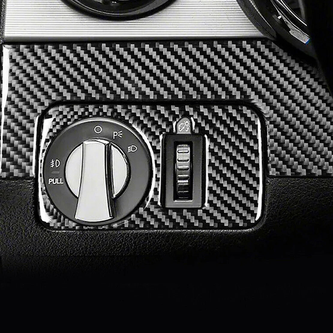Headlight Switch Button Decor Cover Trim for Ford Mustang (2005-2009)