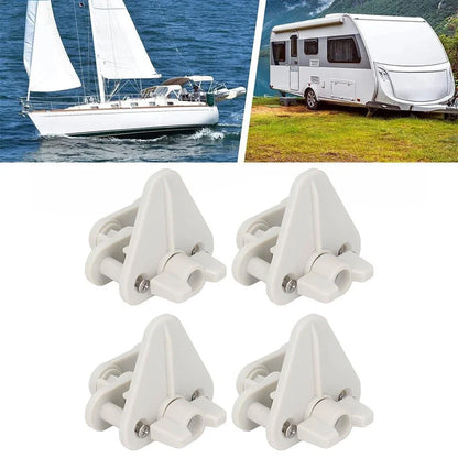 Pontoon Gate Latch Kit 4pcs for Square Frames 1-1/4" Boat Door