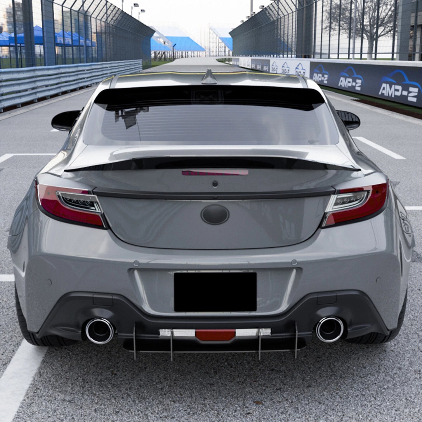 Gloss Black Rear Bumper Diffuser Lip for Subaru BRZ, Toyota GR86 (2022-2024)