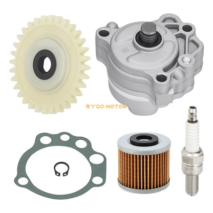 2 x Oil Pump Gear Kit & Oil Filter for Yamaha Raptor 700 (2006–2024)