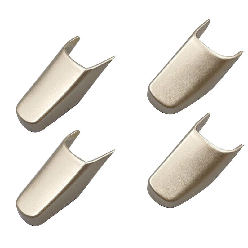 4 x Gold Door Interior Pull Handle Strap End Cap for Lincoln Town (2003-2011)