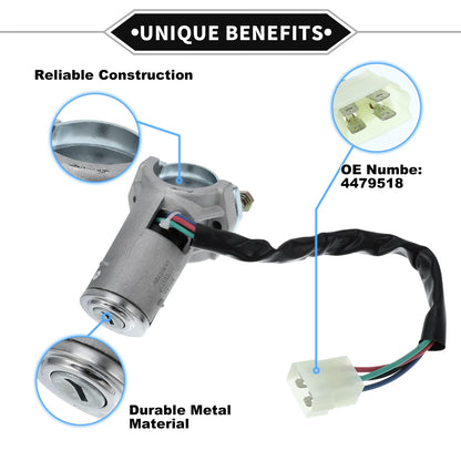 Ignition Switch Lock Cylinder Assembly for Fiat Ducato (2006-2023)