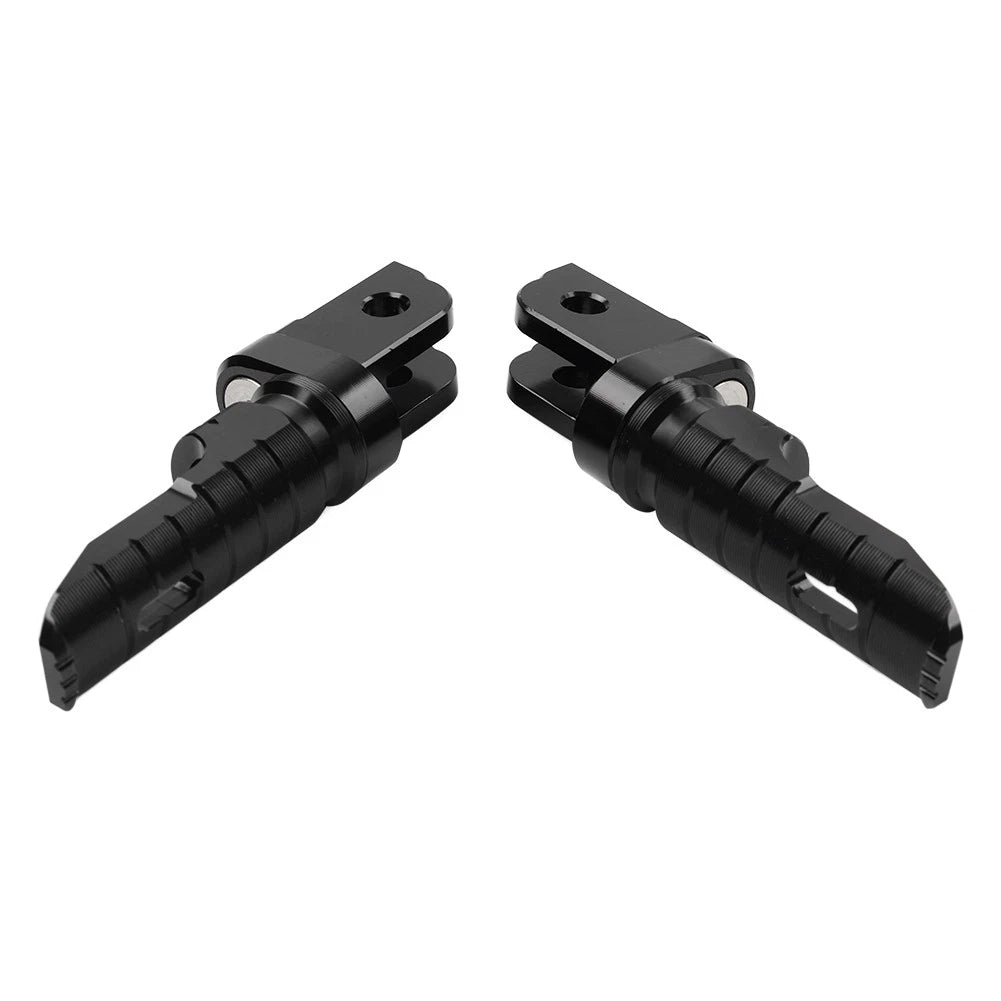 Black Front Footrest Pegs for BMW R Nine T Scrambler/Pure, F900R, F900XR (20-23)
