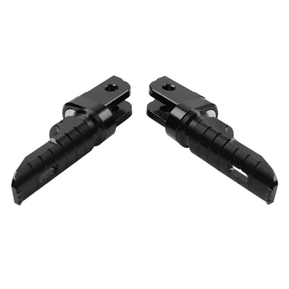 Black Front Footrest Pegs for BMW R Nine T Scrambler/Pure, F900R, F900XR (20-23)