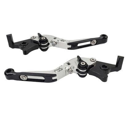 CNC Silver Extendable Brake Clutch Levers for Yamaha XMAX 125/250/300/400 (15-22)
