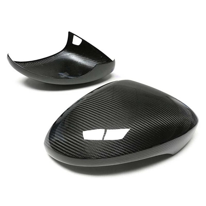 100% Carbon Fiber Mirror Cap Trim for Porsche Panamera 971 17-24 w/ Lane Assist
