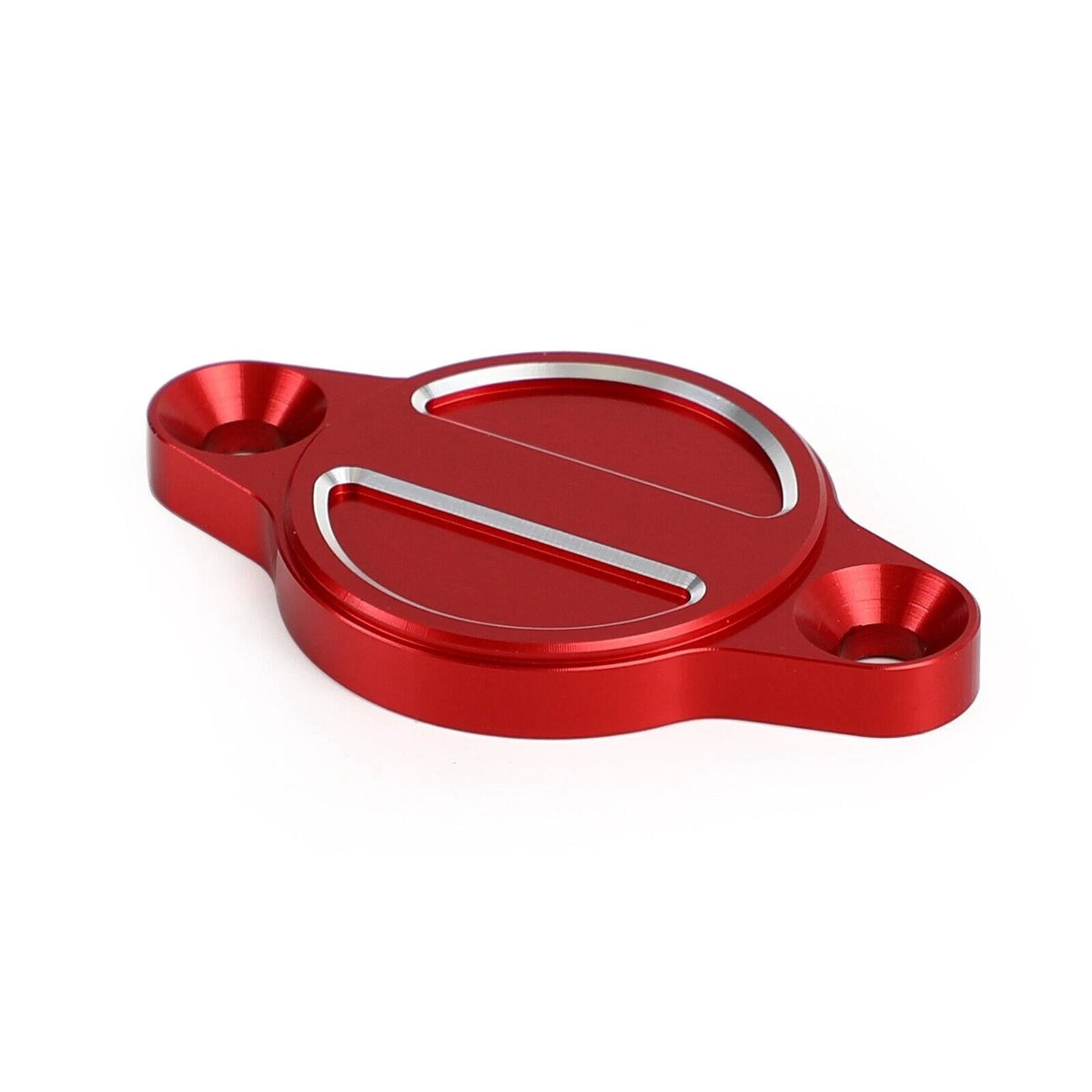 Oil Filter Cover - Red for Ducati Monster (696-1200)