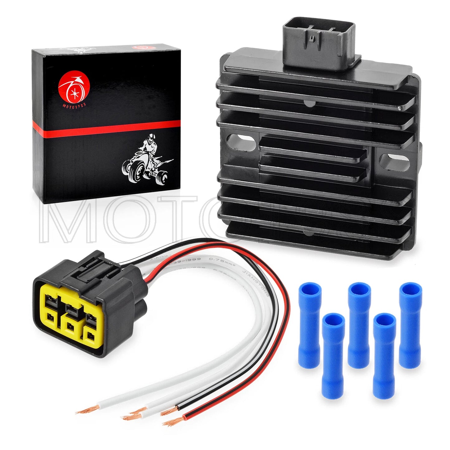 Rectifier & Plug Kit for YAMAHA V-Star 650 1100 XVS650 XVS1100 (1999–2009)