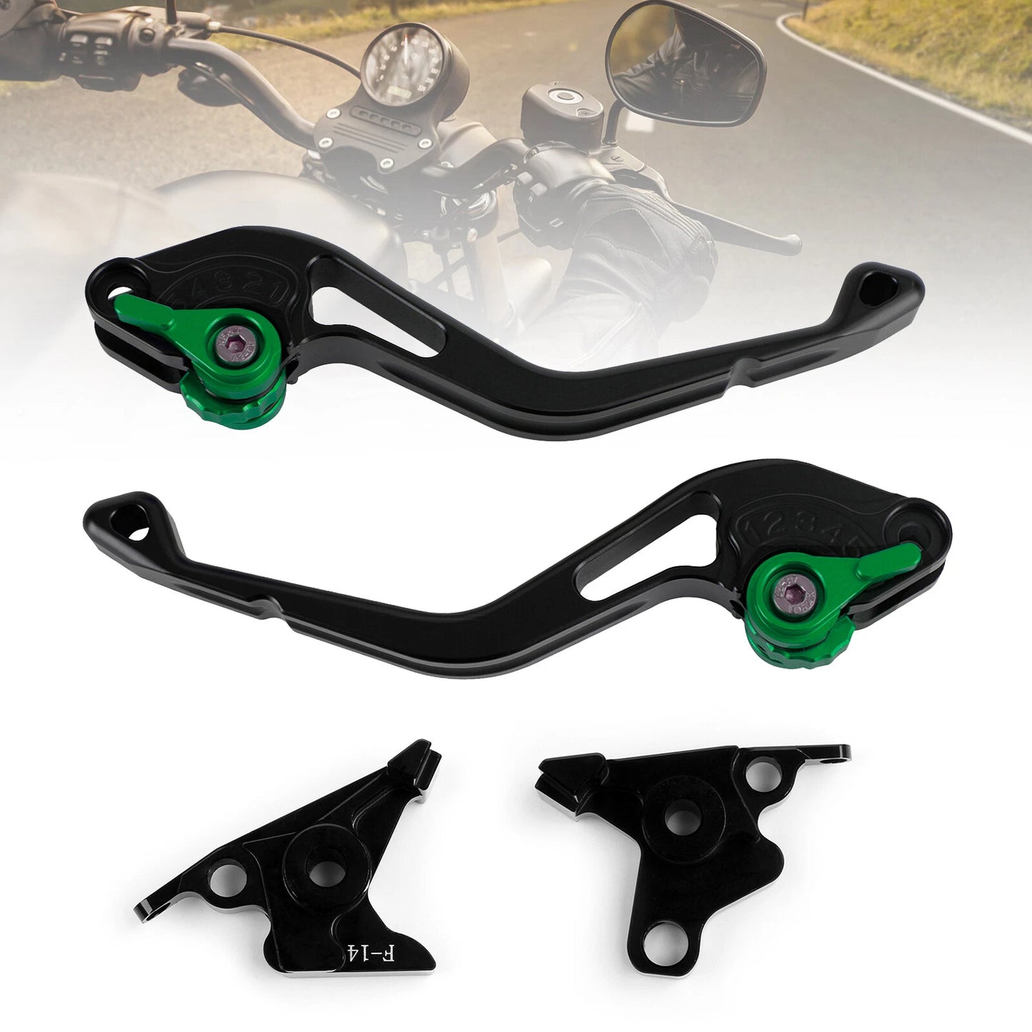 Brake Clutch Lever for Kawasaki ZRX1100 ZZR1200 ZX7R ZG1000 (1997-2005)