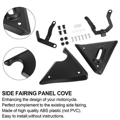Side Fairing Cover for Honda CRF1100L Adventure Sports (2020-2021) Black
