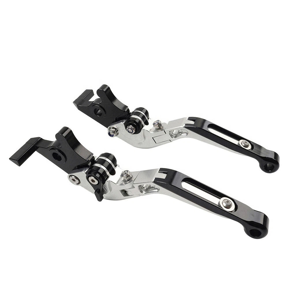 Silver Extendable Brake Clutch Levers for Honda CB1100, CB1300 (2013-2023)
