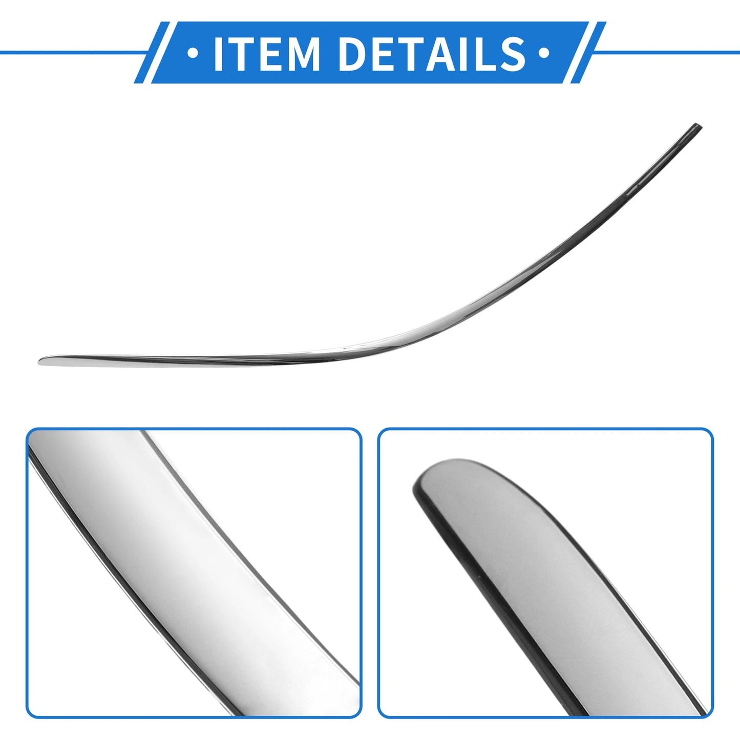 Front Right Bumper Grille Trim for Mercedes-Benz W221 (2010-2013)