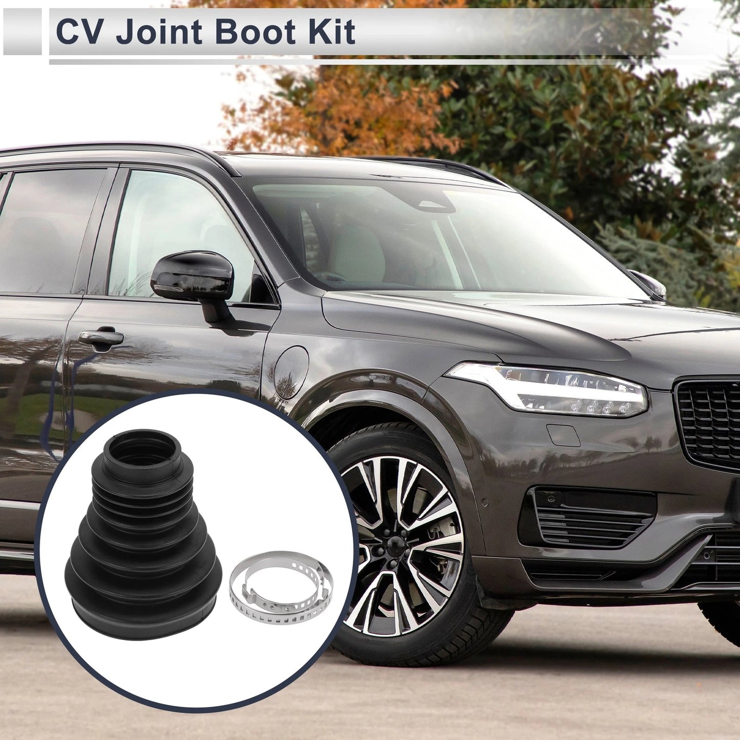 Inner CV Joint Boot Kit with Clamps for Volvo XC90 (2003-2007)