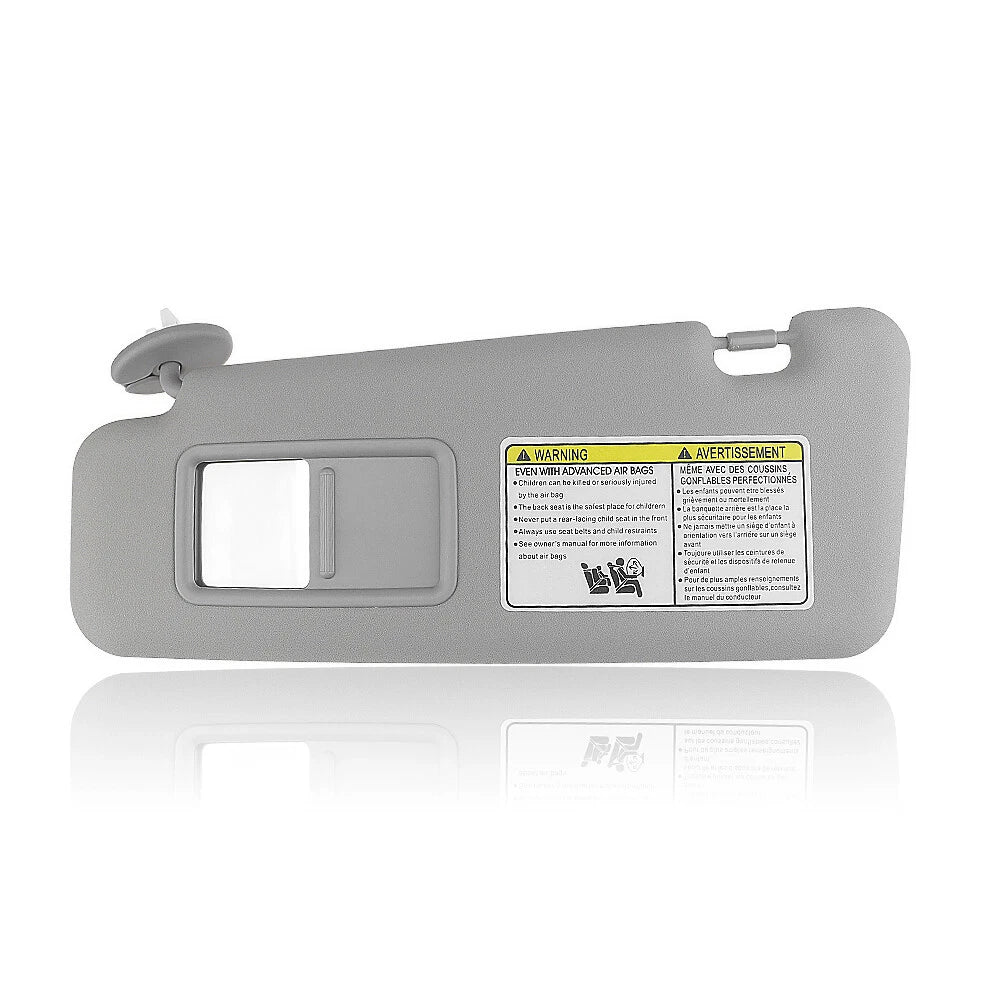 L + R Sun Visor for 2008-2013 Toyota Highlander with Vanity Light (2008-2013)