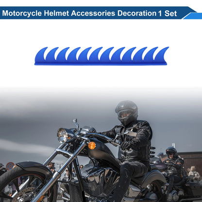 Decoration / 1 Set / Blue Plastic PU Glue for Motorcycle Helmet